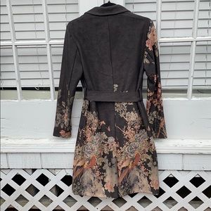 NWT Vintage Style Botanical Long Jacket